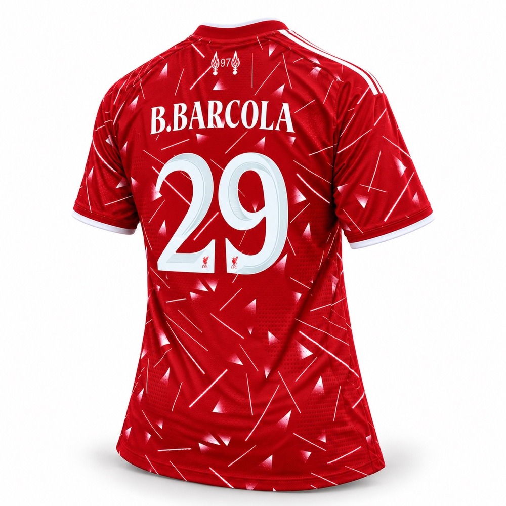 Liverpool 26/27 Home Jersey BARCOLA # 29 size XL